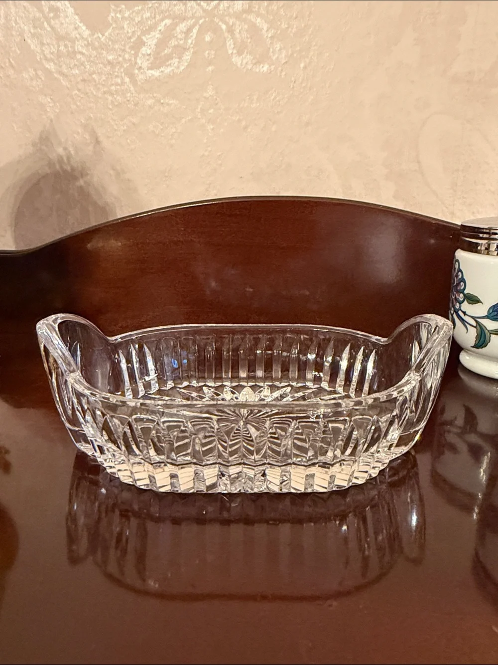 Waterford Crystal  tray , trinket Dish, soap dish ,